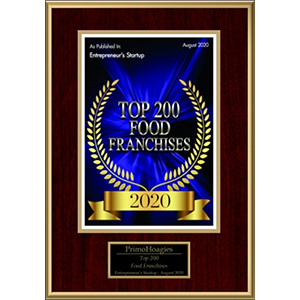 Franchise Award - Entrepreneur Startup Top 200 - 2020